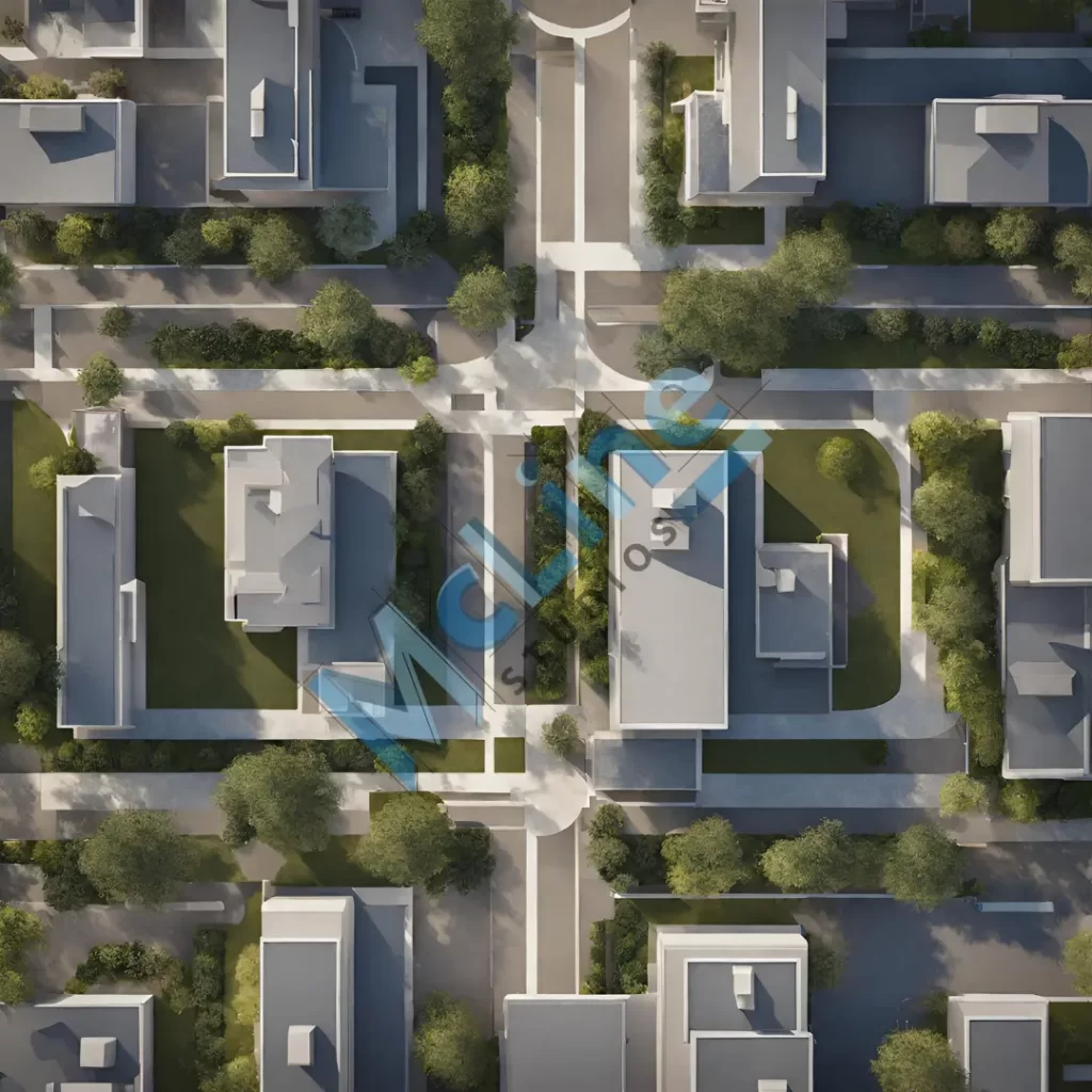 Aerial 3D rendering