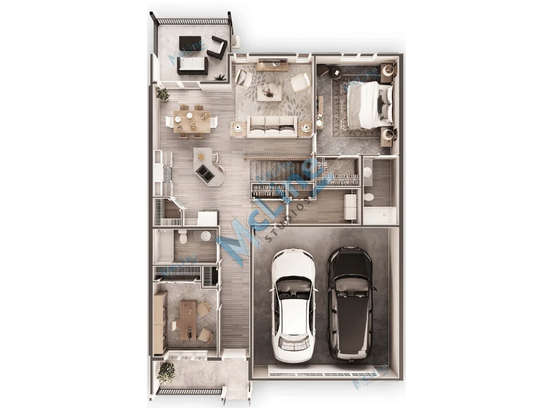 3D Floor Plan Sample -2